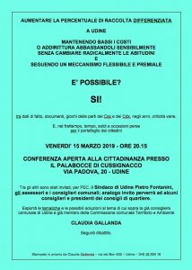 Conferenza Rifiuti e Raccolta differenziata a Udine venerdì prossimo al ...